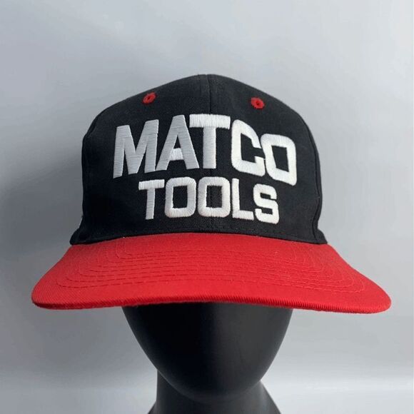 MATCO‎ Tools Hat Cap Winners Circle Black & Red Snapback - Picture 1 of 6